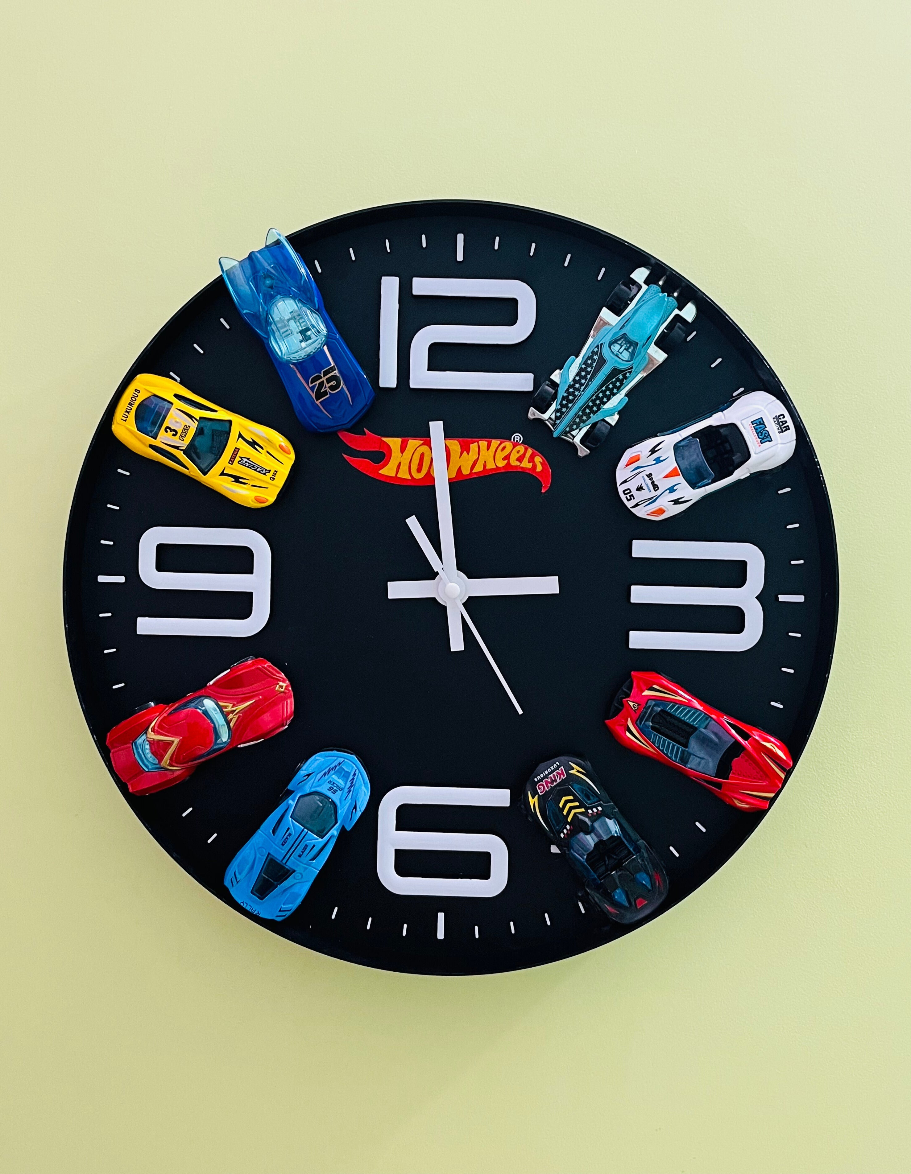 HotWheels Diecast Car Clock
