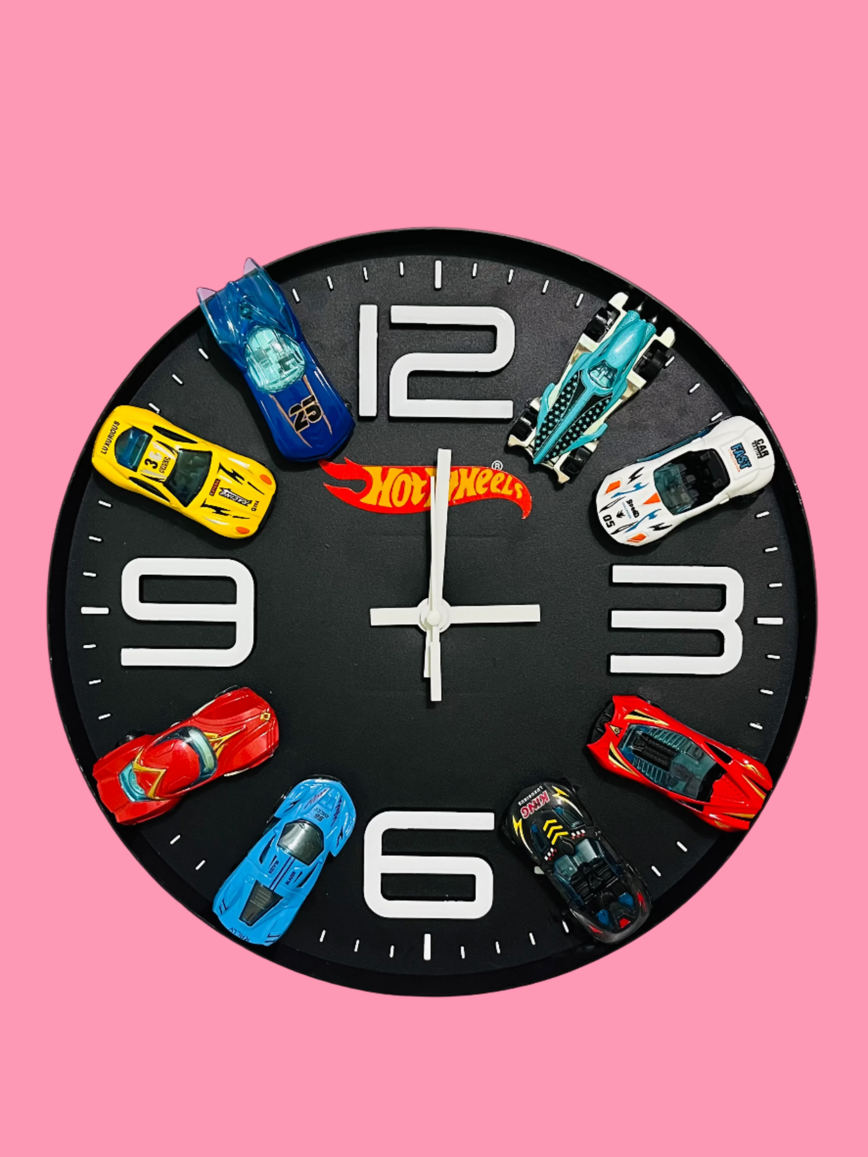 HotWheels Diecast Car Clock