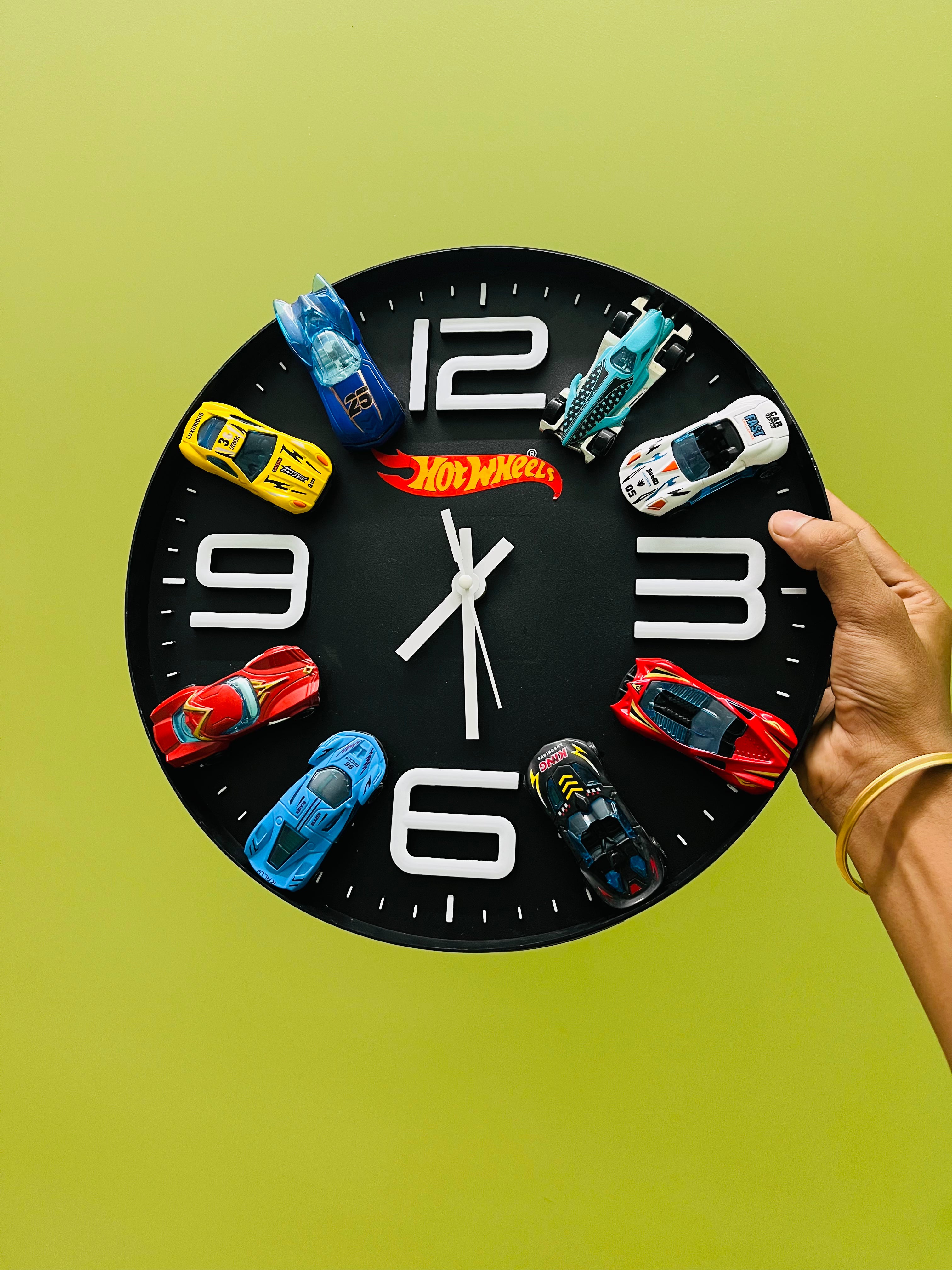 HotWheels Diecast Car Clock