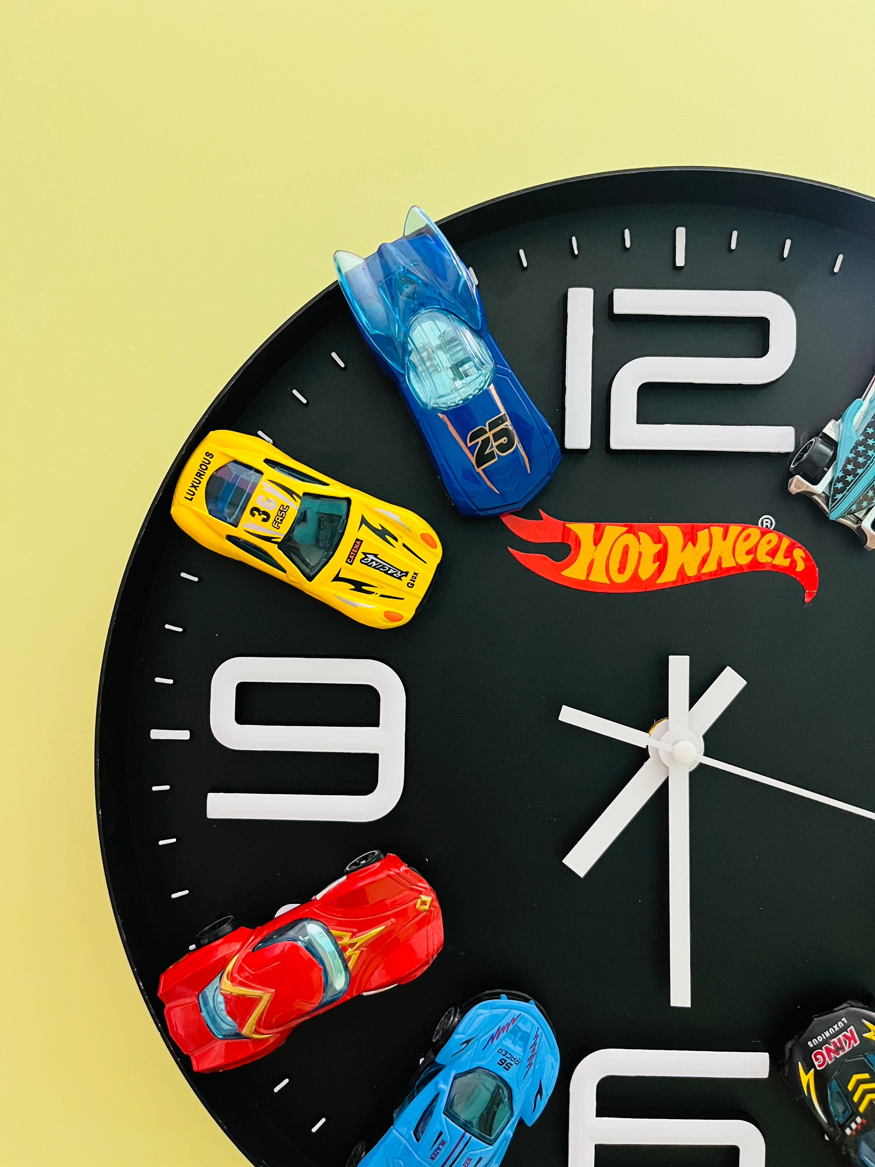 HotWheels Diecast Car Clock
