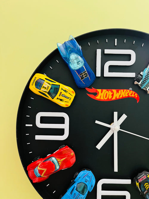 HotWheels Diecast Car Clock